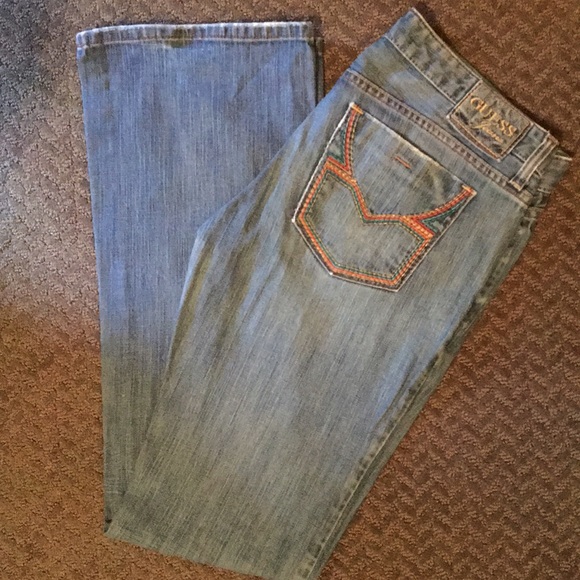 Guess Denim - Guess Jeans Women’s Low Rise Flare Leg Jeans